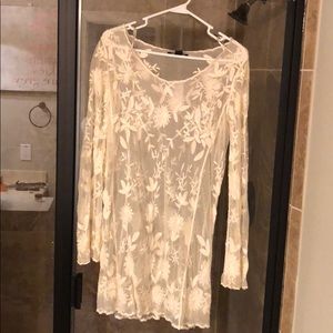 Lace cover up